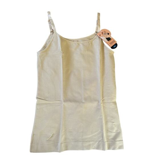 Shapermint Essentials Women's All Day Everyday Scoop Neck Cami Size XL Chai NWT - Picture 4 of 9